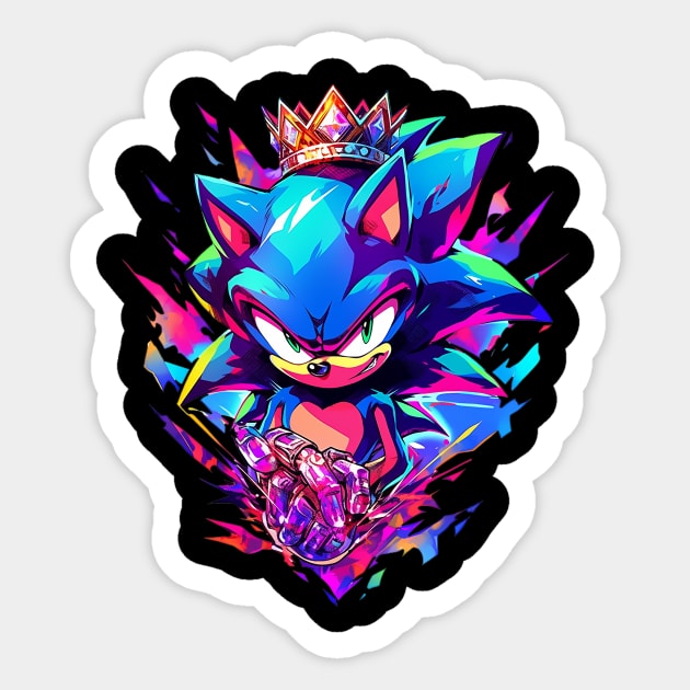 sonic king Sticker by lets find pirate